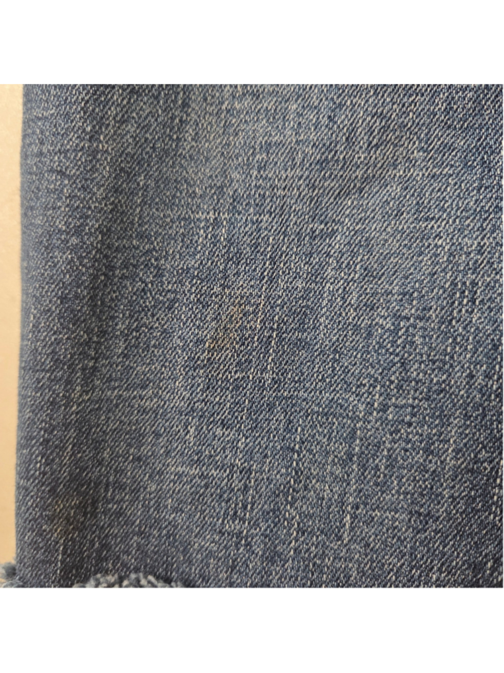 Gap High Rise Bermuda Denim Shorts Frayed Hem Size 27 - Picture 5 of 6
